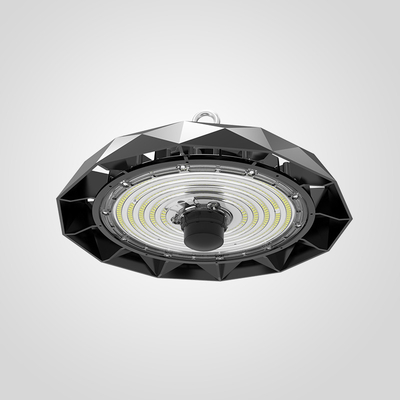 কেনা 120-277V IK09 ইম্প্যাক্ট প্রতিরোধী LED উচ্চ বে হালকা মসৃণ কালো সমাপ্তি অনলাইনে উৎপাদন