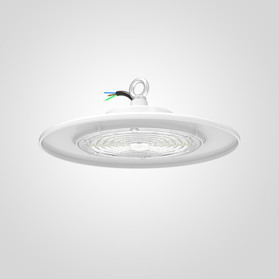 কেনা লুপ হ্যাংিং 150W LED হাই বে লাইট RAL 1127 হোয়াইট 5000K 4KV পলিকার্বনেট লেন্স সহ সার্জ প্রটেক্টর অনলাইনে উৎপাদন